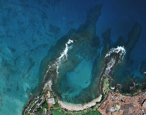 Kapalua Bay aerial photo